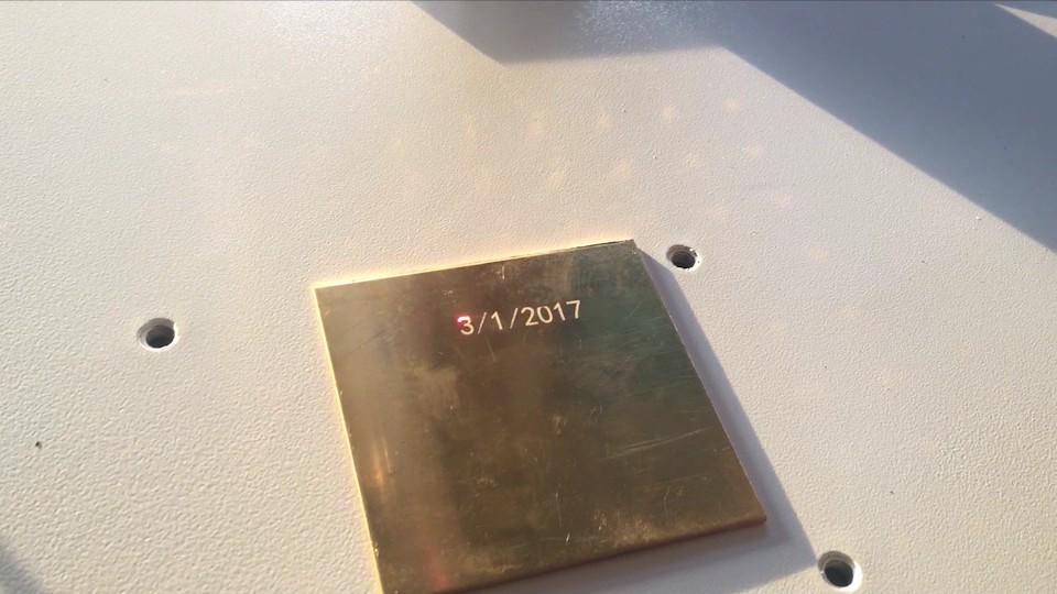 Fiber Laser Marking Machine brass marking video