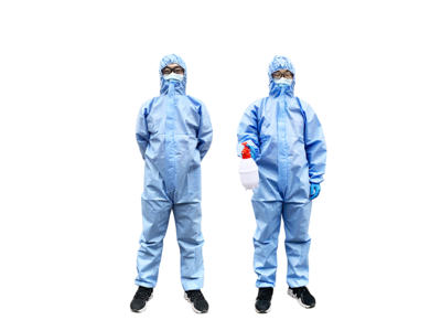 Disposable Safety Workwear Protective Suit Anti-bacterial Dustproof Air Permeable