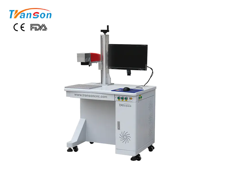 Desktop Fiber Laser Marking Machine For Metal Engraving 20W 30W 50W 100W
