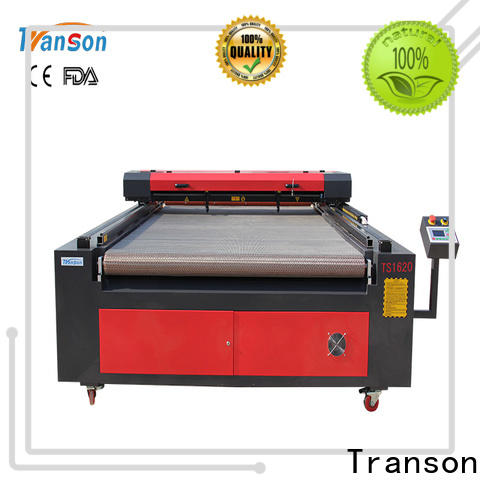 Transon laser cutting machine for leather high performance fast delivery