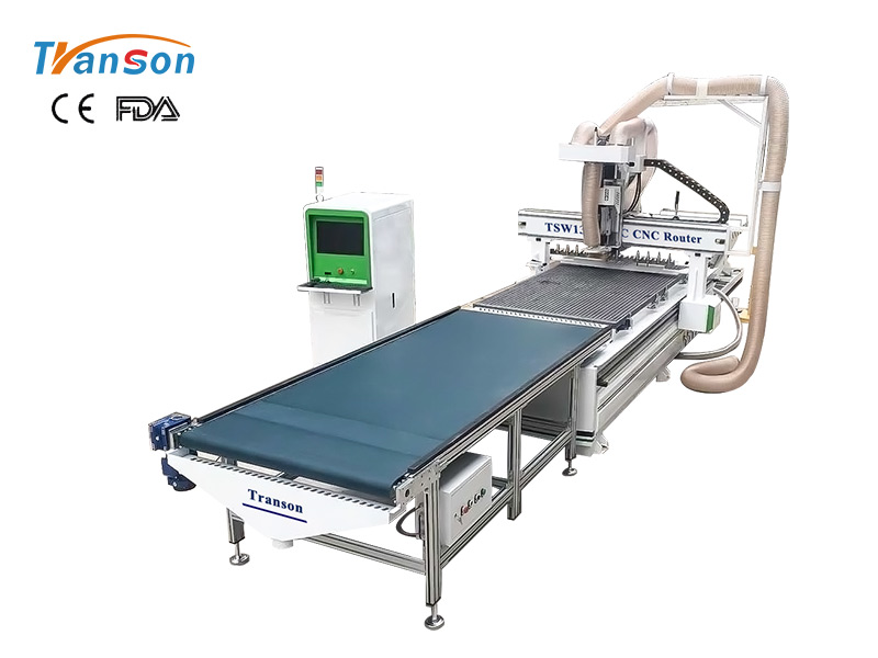 TSW1325 ATC CNC Router with loading and unloading system