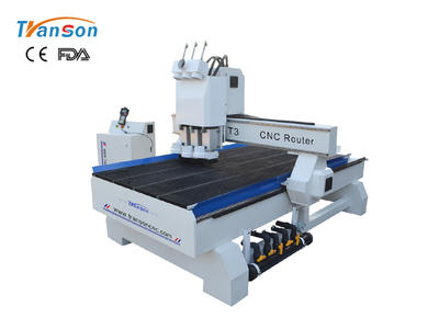 TSW1325 T3 Multi Spindle CNC Router Machine For Wood Furniture Industry