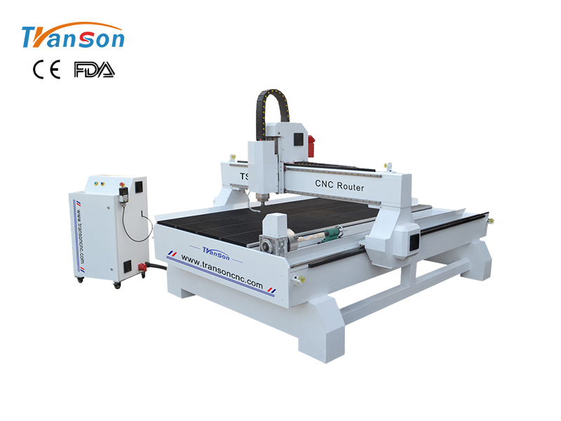 TSW1325 with rotary CNC Router Woodworking machine