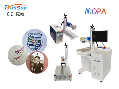 Mopa fiber laser stainless steel color marking machine