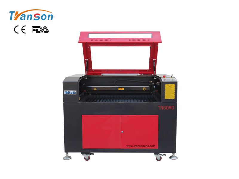 TN6090 CO2 Laser Engraver Cutter For Nonmetal Wood MDF Acrylic Leather