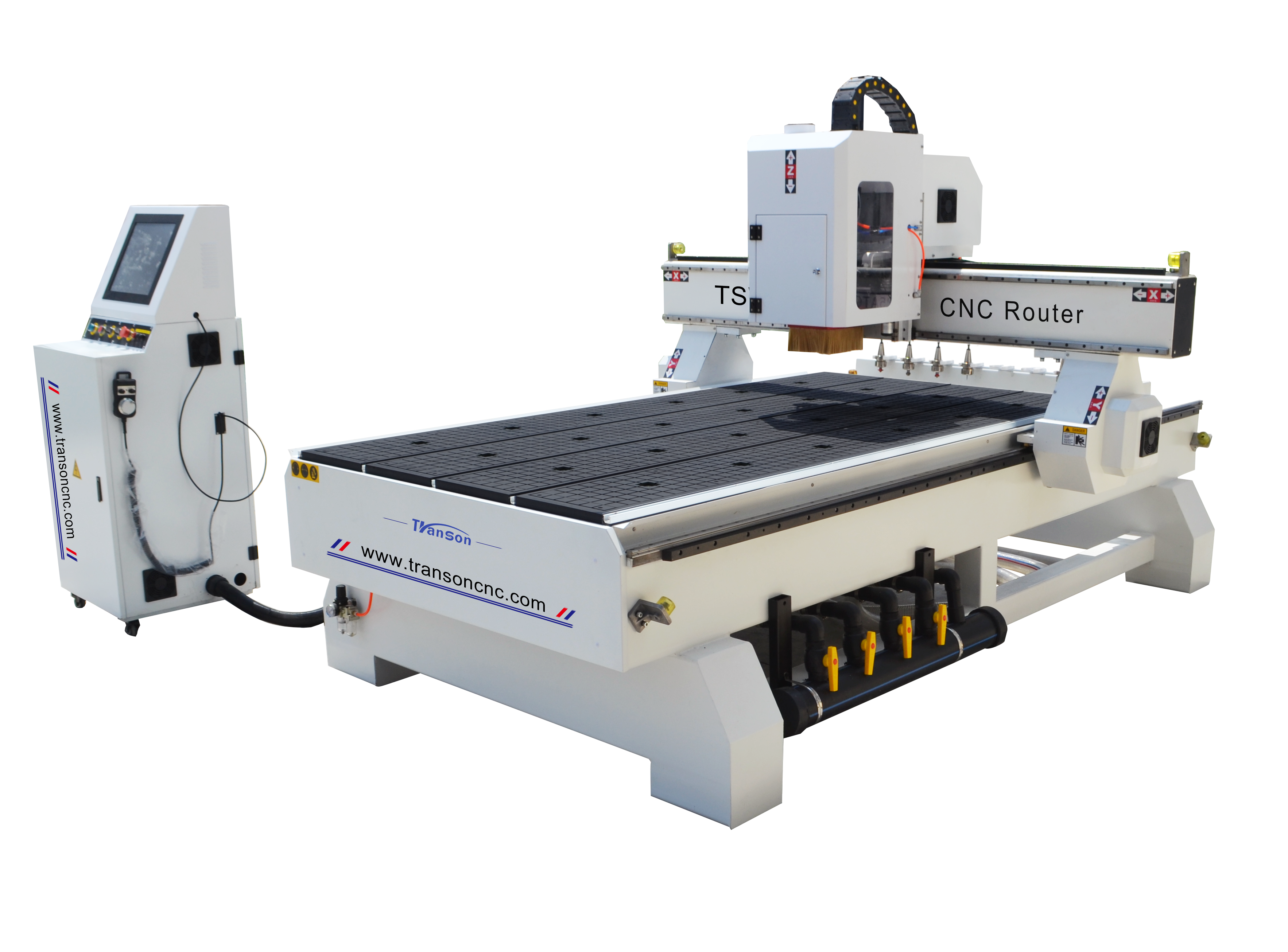 Atc Cnc Router With Oscillating Knife And Ccd Cut Printed Foam Board