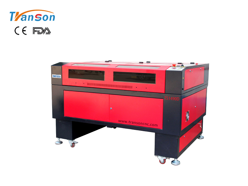 TS1490D Double Heads Laser Engraving Cutting Machine