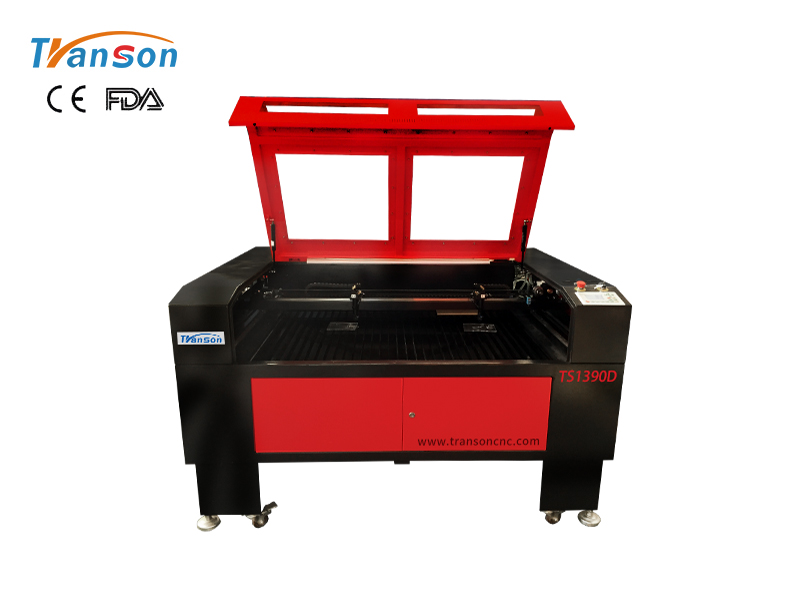TS1390D Double Heads Laser Engraving Cutting Machine