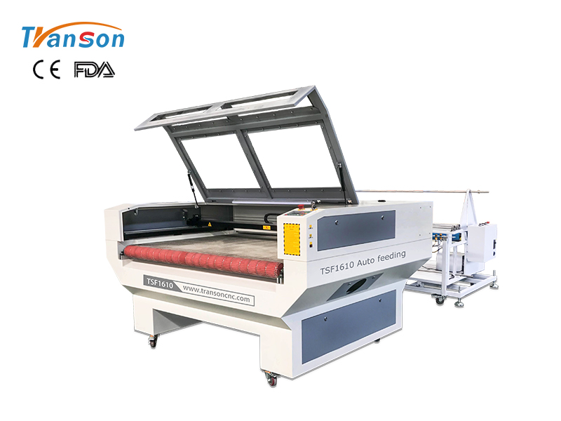 TSF1610 Auto Feed Fabric Laser Cutting Machine