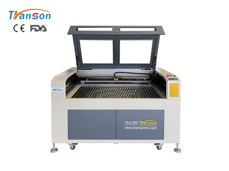TN1390 CO2 Laser Engraver Cutter For Nonmetal Wood MDF Acrylic Leather