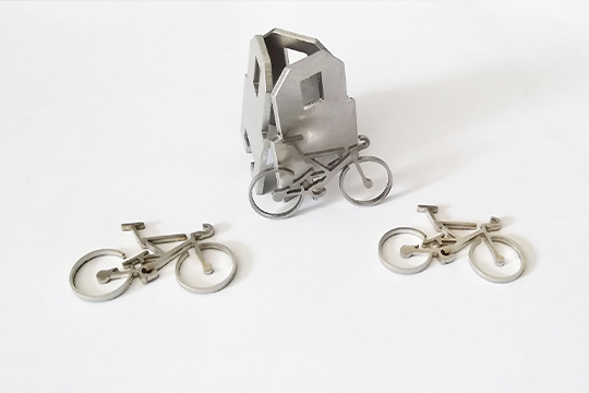 Laser cutting samples from transon CNC