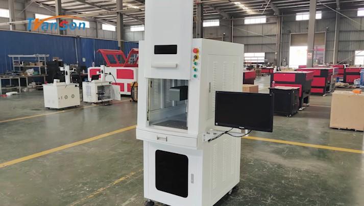 Enclosed 3D fiber laser marking machine