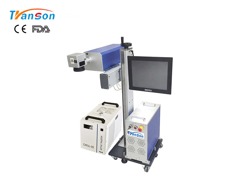 Online Flying UV Laser  Marking Machine JPT Laser Source