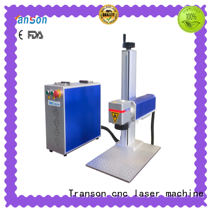 Transon fiber laser marking machine stainless steel marking