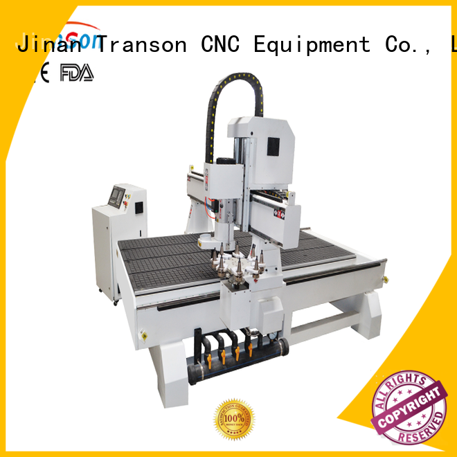Transon cnc router atc metal engraving easy operation