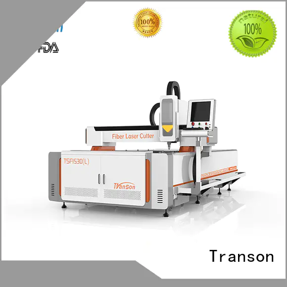 Transon fiber optic laser cutting machine top selling customization