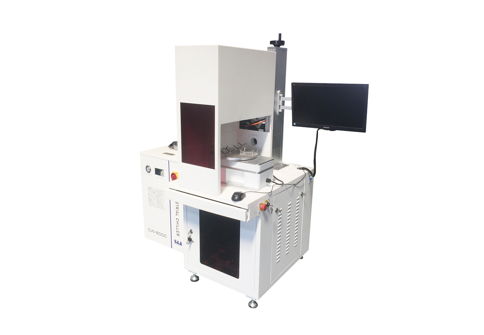 Enclosed Co2 Laser Marking Machine with 100W Coherent
