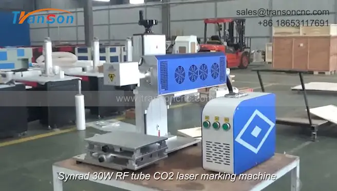 Synrad 30W RF tube CO2 laser marking machine