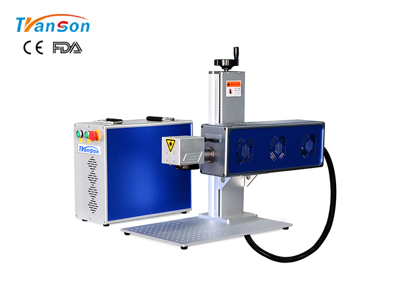 DAVI 30W CO2 Galvo Laser Marking Machine For Wood Plastic Cloth