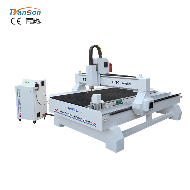 TSW1325 with rotary CNC Router Woodworking machine