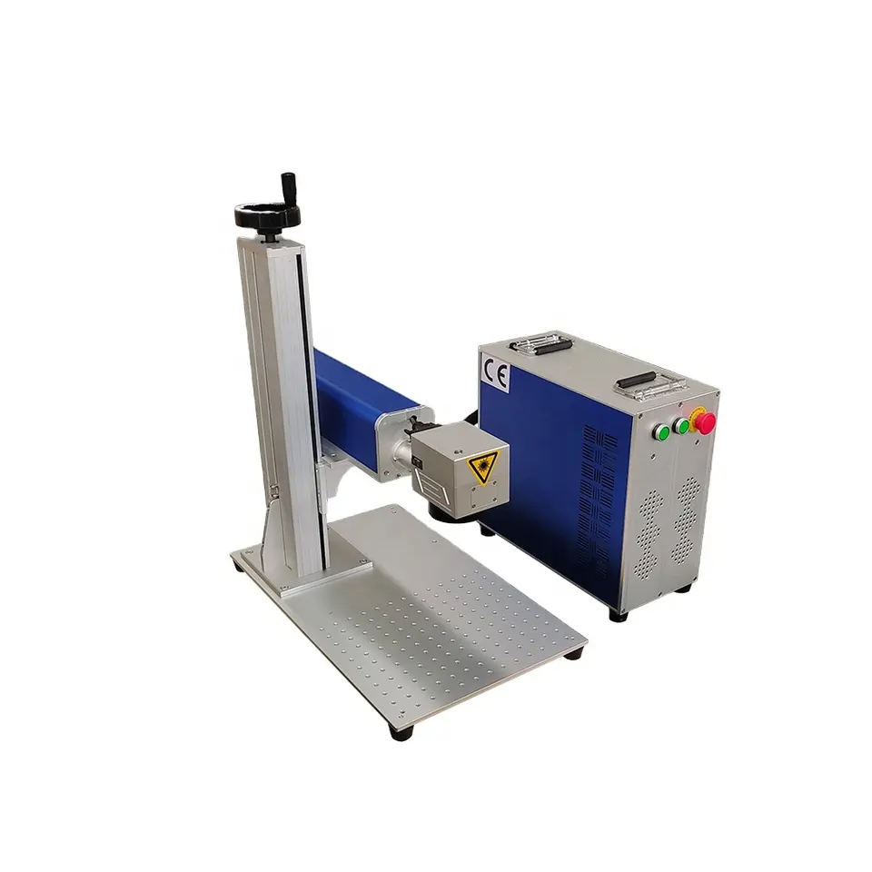 Mini 20W 30W 50W 100W Raycus JPT MOPA Fiber Laser Marking Machine Metal For Jewelry Silver Gold