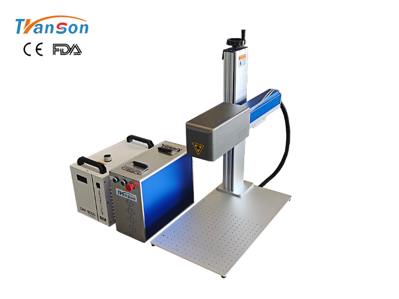 TSF 400*400 big format fiber laser marking machine 80w100w 200w 300w with Dynamic Scan head