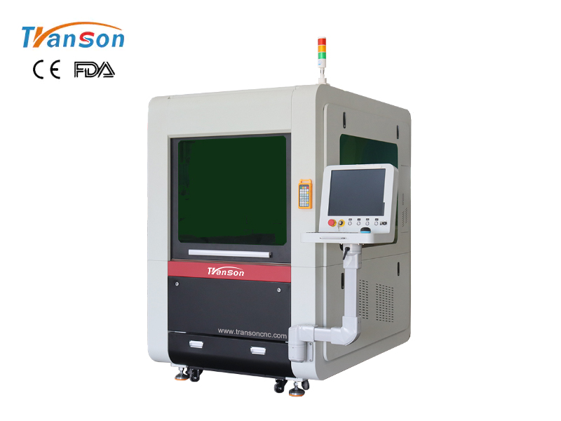 High precision enclosed 6060 fiber laser cutting machine cnc laser cutter