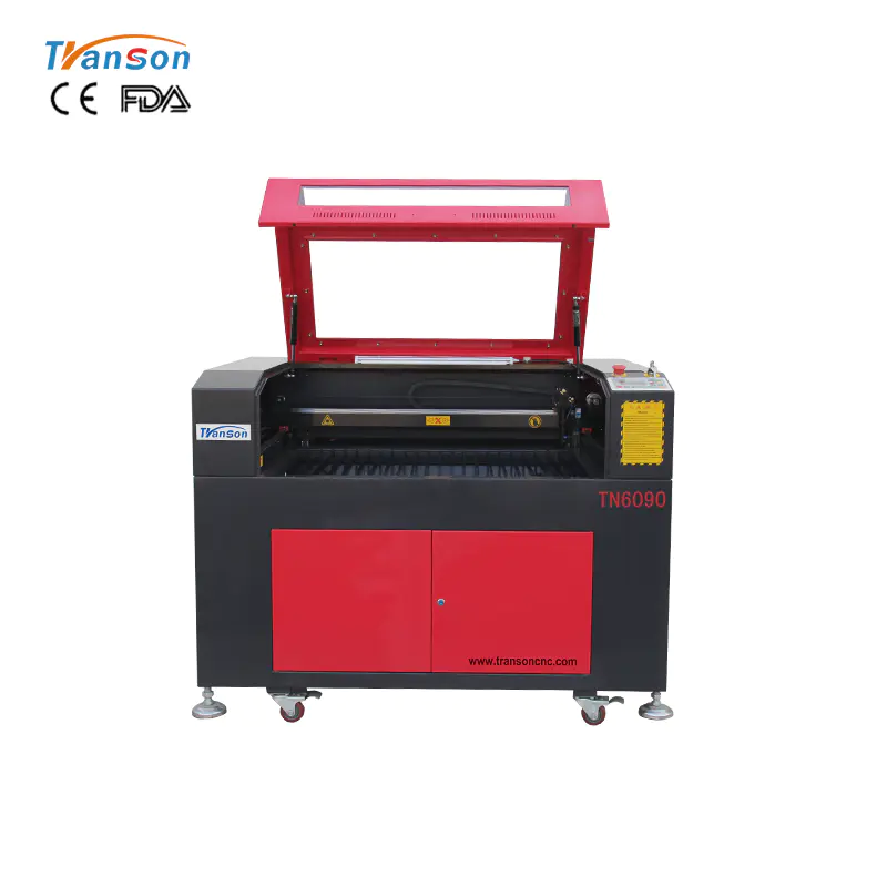 Transon High Precision 6090 Synrad RF 60W CO2 Laser Engraving Cutting Machine With Honeycomb Worktable