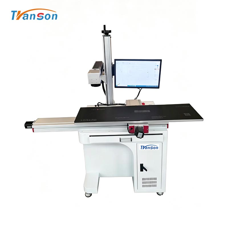 30x100cm Working Area Slide XY Axis Fiber Laser Marking Machine