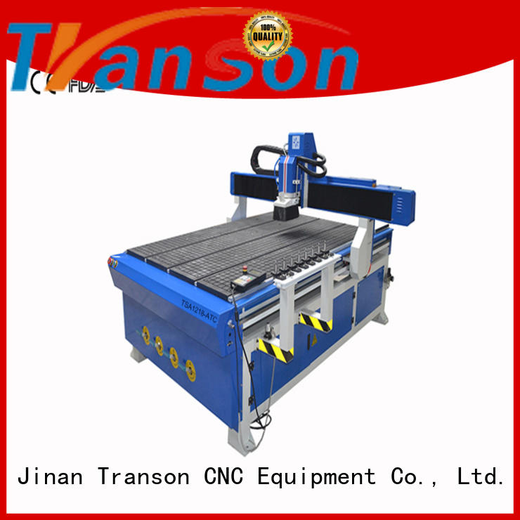 Transon tabletop cnc router metal engraving easy operation