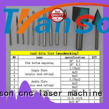 Transon cnc router bits best supply high quality