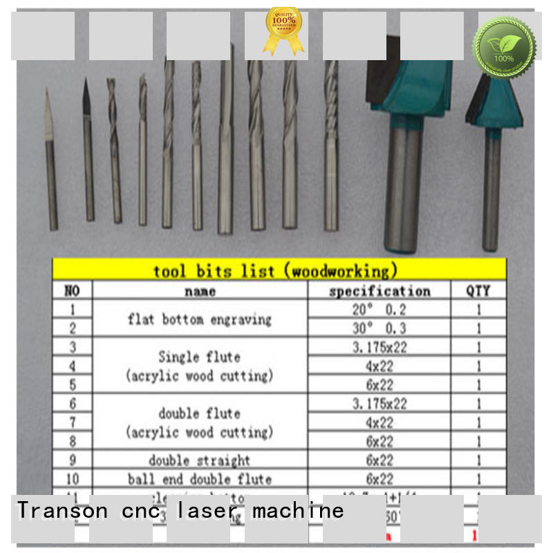 Transon popular cnc router bits best supply high quality