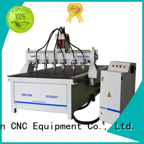 Transon multi spindle cnc router best price for customization