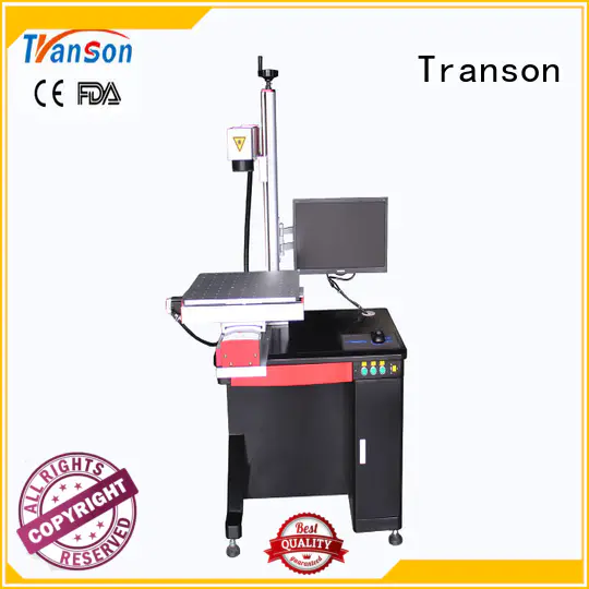 Transon industrial fiber laser marker stainless steel marking